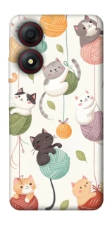 Чохол на ZTE Blade A34 4G Funny Kittens фото 1 з 1