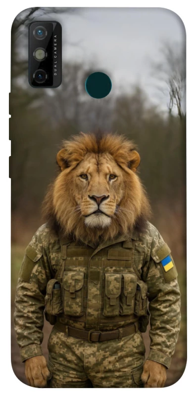 Чохол на TECNO Spark 6 Go Лев захисник фото 1 з 1