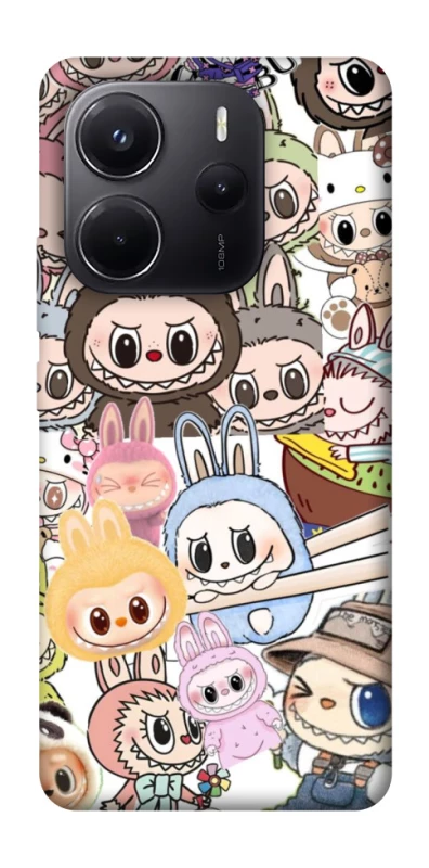 Чохол на Xiaomi Redmi Note 14 4G (Europe version) All Labubus фото 1 з 1