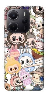 Чохол на Xiaomi Redmi Note 14 4G (Europe version) All Labubus фото 1 з 1