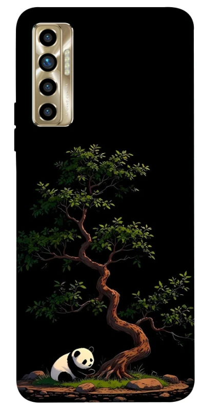 Чохол на TECNO Camon 17P Panda and tree фото 1 з 1