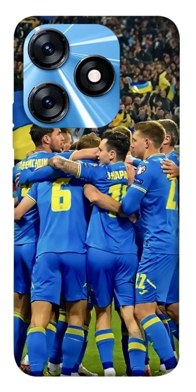 Чехол на TECNO Spark 10 Сборная Украины v3 фото 1 из 1