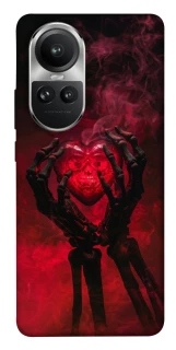 Чохол на Oppo Reno 10 Heart in the hands of a skeleton фото 1 з 1