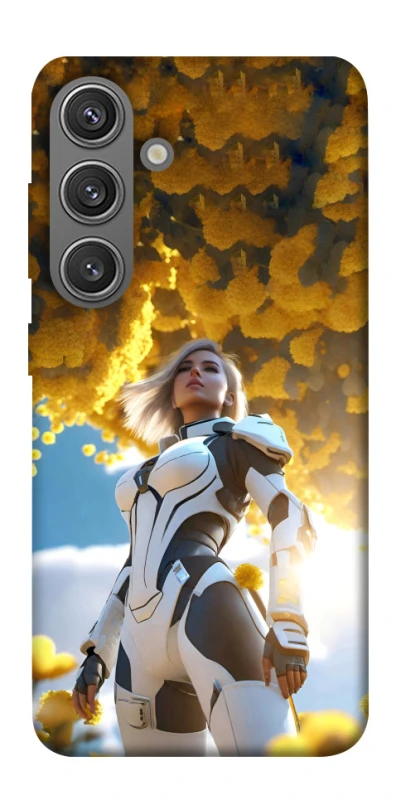 Чохол на Samsung Galaxy S24+ Cyber space girl ver.3 фото 1 з 1