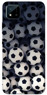 Чехол на Realme C11 (2021) Футбольные мячи фото 1 из 1