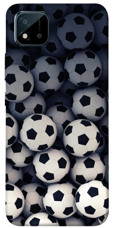Чохол на Realme C20 Футбольні м'ячи фото 1 з 1