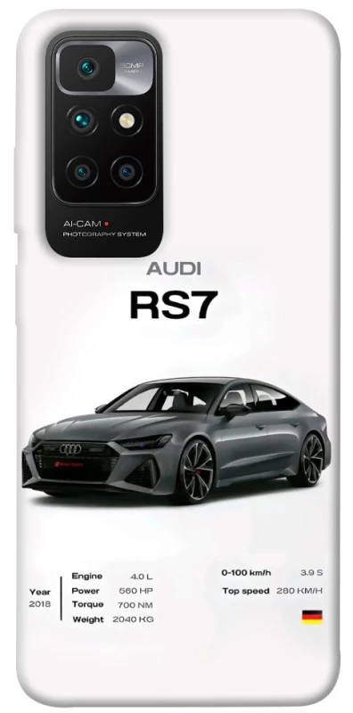Чехол на Xiaomi Redmi 10 Audi RS7 фото 1 из 1
