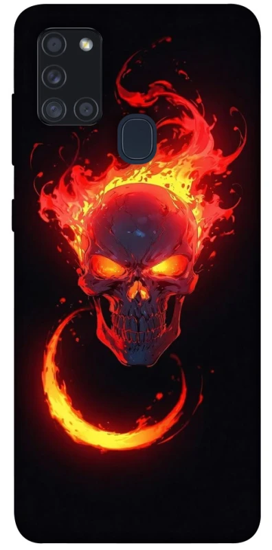 Чохол на Samsung Galaxy A21s Blood Skull фото 1 з 1