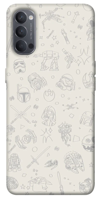 Чохол на Oppo Reno 4 Star Wars background ver.1 фото 1 з 1
