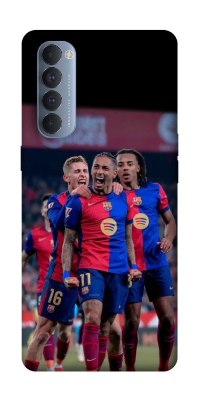 Чохол на Oppo Reno 4 Pro FC Barcelona team фото 1 з 1