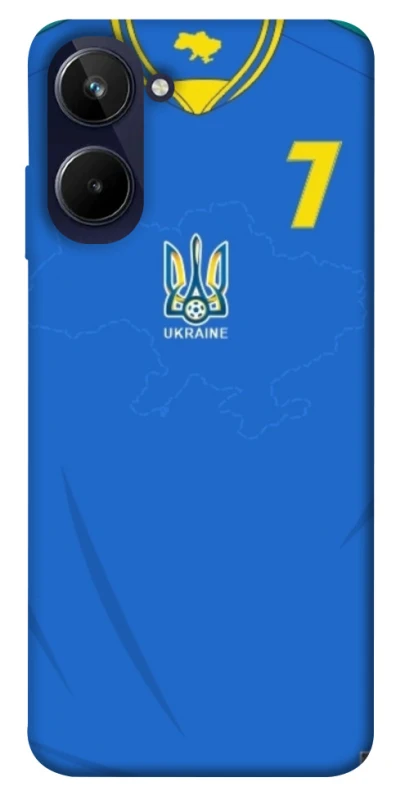 Чехол на Realme 10 4G UA-Football ver.4 фото 1 из 1