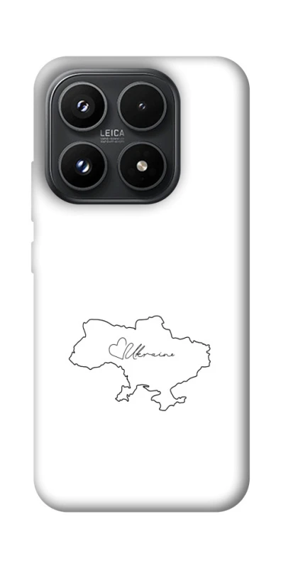 Чехол на Xiaomi 17 Ukraine map фото 1 из 1