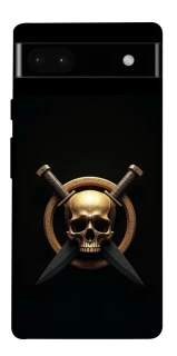 Чехол на Google Pixel 6a Golden Skull фото 1 из 1