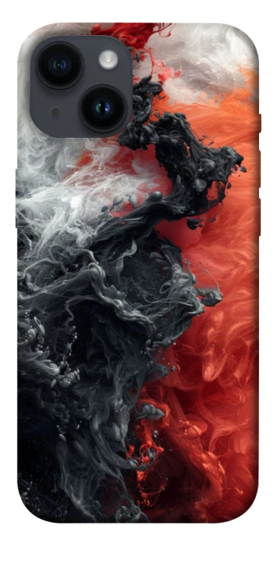 Чехол на Apple iPhone 14 (6.1") Black and Red фото 1 из 1