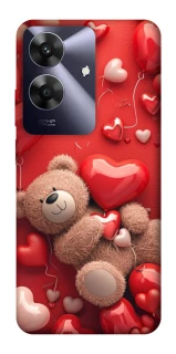 Чохол на Realme Note 60 bear in hearts фото 1 з 1