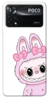 Чехол на Xiaomi Poco X4 Pro 5G Labubu White фото 1 из 1