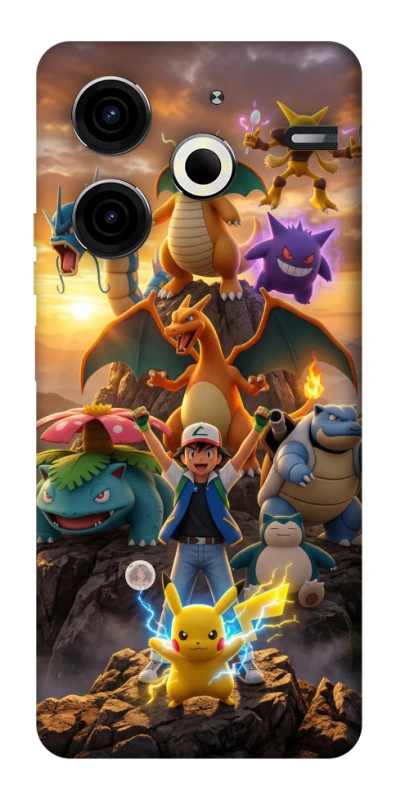 Чохол на TECNO Pova 6 Neo (LI6) Pokemon фото 1 з 1