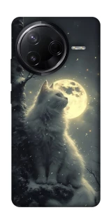 Чохол на Infinix Note 50 Pro Кіт під місяцем фото 1 з 1