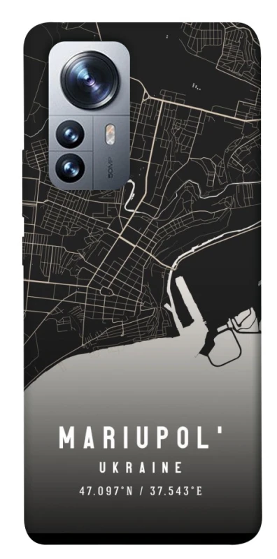 Чехол на Xiaomi 12 / 12X Mariupol map фото 1 из 1