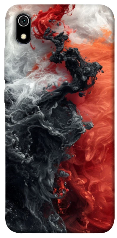Чехол на Xiaomi Redmi 7A Black and Red фото 1 из 1