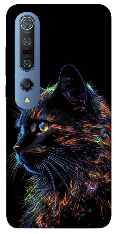 Чохол на Xiaomi Mi 10 / Mi 10 Pro Чорний кіт фото 1 з 1