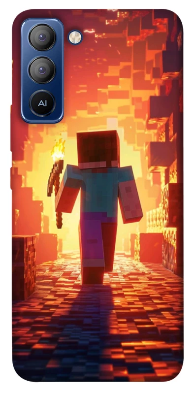 Чохол на TECNO Pop 5 LTE Minecraft adventure фото 1 з 1