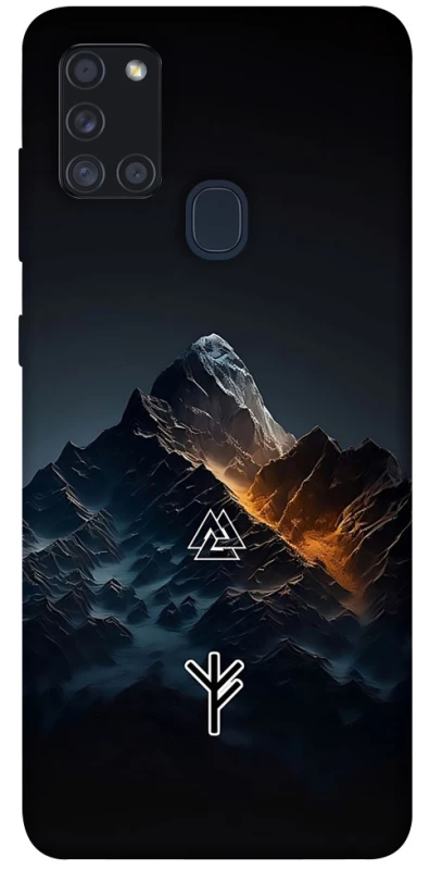 Чехол на Samsung Galaxy A21s Руны в горах фото 1 из 1