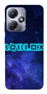 Чехол на Infinix Hot 30 Play Roblox Space Logo Blue фото 1 из 1