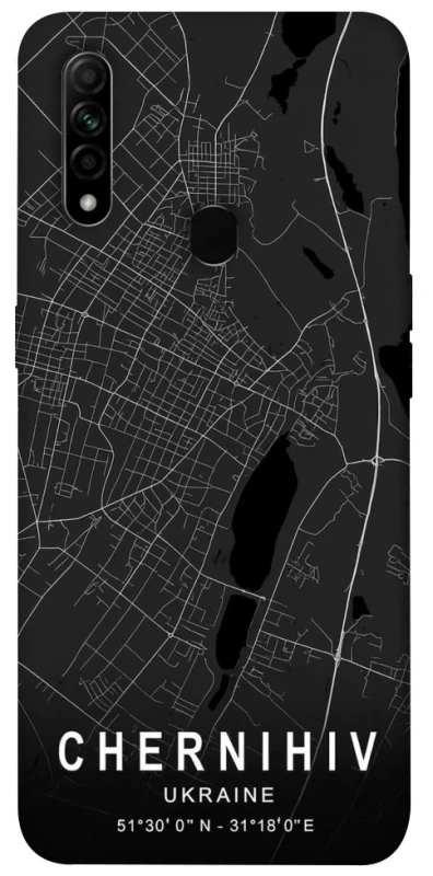 Чохол на Oppo A31 Chernihiv map фото 1 з 1