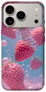 Чехол на Apple iPhone 18 Pro Клубника в воде фото 1 из 2
