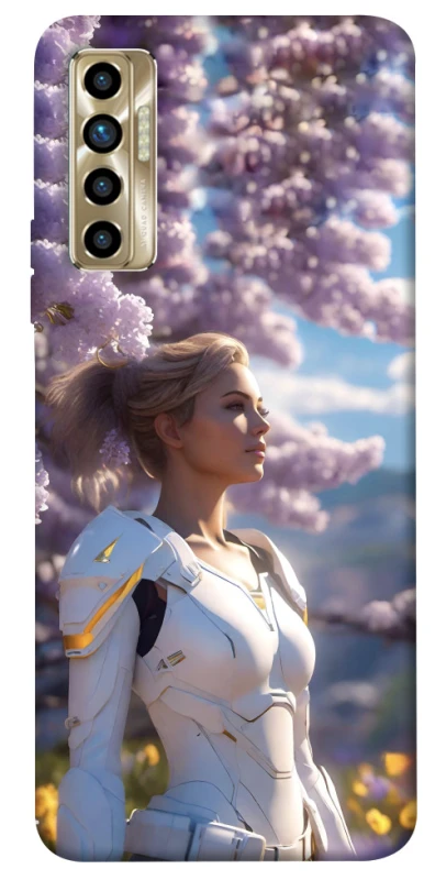 Чохол на TECNO Camon 17P Cyber space girl ver.1 фото 1 з 1