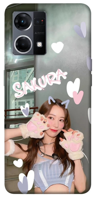 Чохол на Oppo Reno 7 4G Sakura - LE SSERAFIM фото 1 з 1