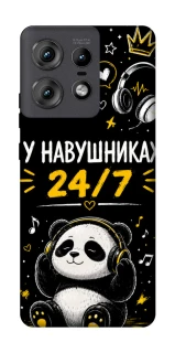 Чехол на Motorola Edge 50 Pro У навушниках 24/7 фото 1 из 1