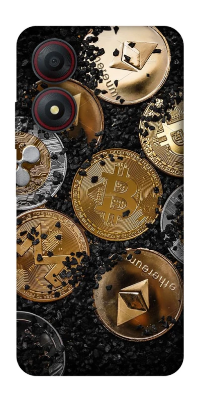 Чехол на ZTE Blade A34 4G Many coins v2 фото 1 из 1