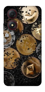 Чехол на ZTE Blade A34 4G Many coins v2 фото 1 из 1