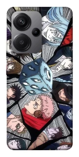 Чехол на Xiaomi Redmi Note 13 Pro+ jujutsu kaisen v4 фото 1 из 1