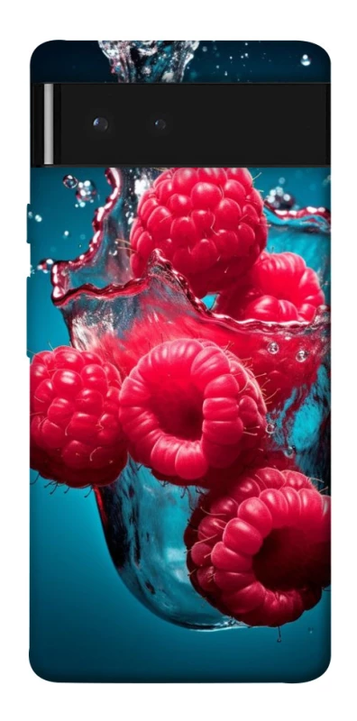 Чохол на Google Pixel 6 Малинка у воді фото 1 з 1