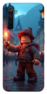 Чохол на Realme 6 Pro Roblox Fire Logo Blue Flames фото 1 з 1