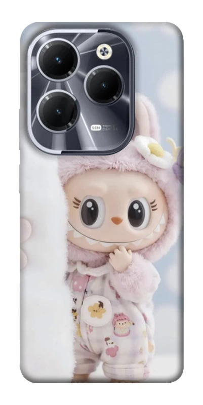 Чохол на Infinix Hot 40 Pro Labubu Happy фото 1 з 1