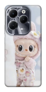 Чехол на Infinix Hot 40 Pro Labubu Happy фото 1 из 1