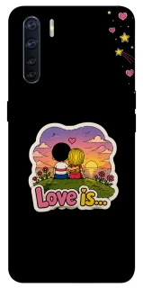 Чехол на Oppo A91 Love is ver.5 фото 1 из 1