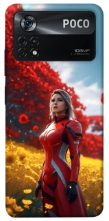 Чехол на Xiaomi Poco X4 Pro 5G Cyber space girl ver.5 фото 1 из 1