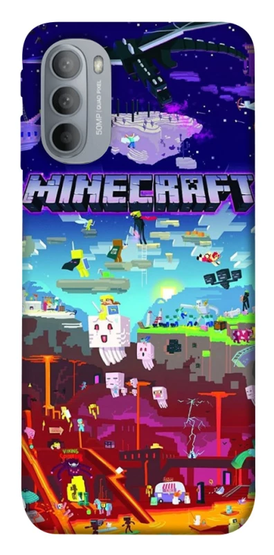 Чохол на Motorola Moto G31 Minecraft world фото 1 з 1