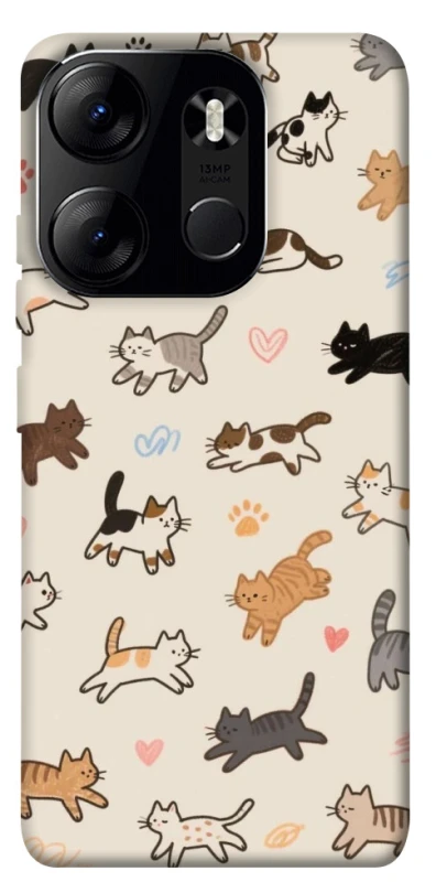Чохол на Tecno Spark Go 2023 Cat style ver.2 фото 1 з 1