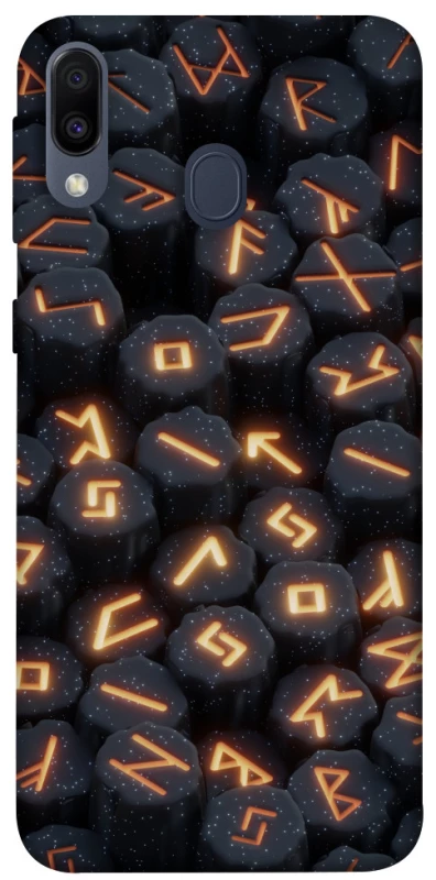 Чехол на Samsung Galaxy M20 Огненые руны фото 1 из 1