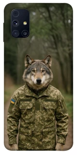 Чехол на Samsung Galaxy M31s Волк защитник фото 1 из 1
