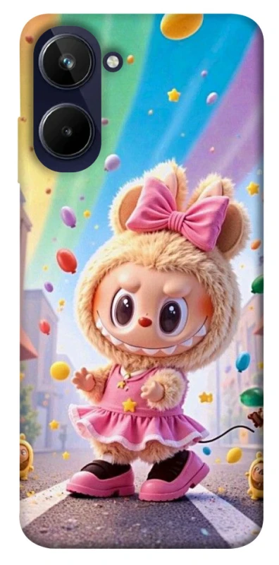 Чехол на Realme 10 4G Labubu rainbow фото 1 из 1