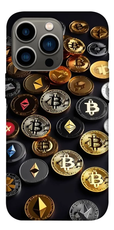 Чехол на Apple iPhone 13 Pro (6.1") Many coins фото 1 из 1