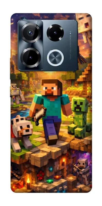 Чохол на Infinix Note 40 Pro 4G Minecraft v6 фото 1 з 1