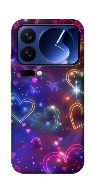 Чохол на Xiaomi 17 Pro Drawn hearts фото 1 з 1